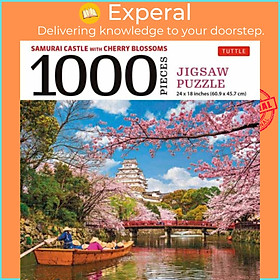 Sách - Samurai Castle with Cherry Blossoms 1000 Piece Jigsaw Puzzle - Cherry Bl by Tuttle Studio (UK edition, paperback)