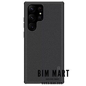 Ốp lưng chính hãng Nillkin dành cho Samsung S23 Ultra/S24 Ultra dạng sần - Hàng Nhập Khẩu - Đen - Samsung S23 Ultra