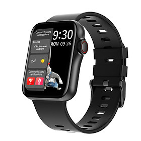 Đồng Hồ Thông Minh AMA Watch Nam Nữ chống nước | Gọi điện thoại Xem tin nhắn Theo dõi Sức khỏe vận động Thiết kế nhỏ gọn Thời trang Hàng nhập khẩu - Đen