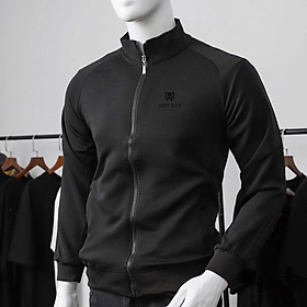 Áo khoác nam - áo khoác thể thao nam cao cấp chất liệu vải poly cao cấp sang trọng- ARES SHOP - Đen - M
