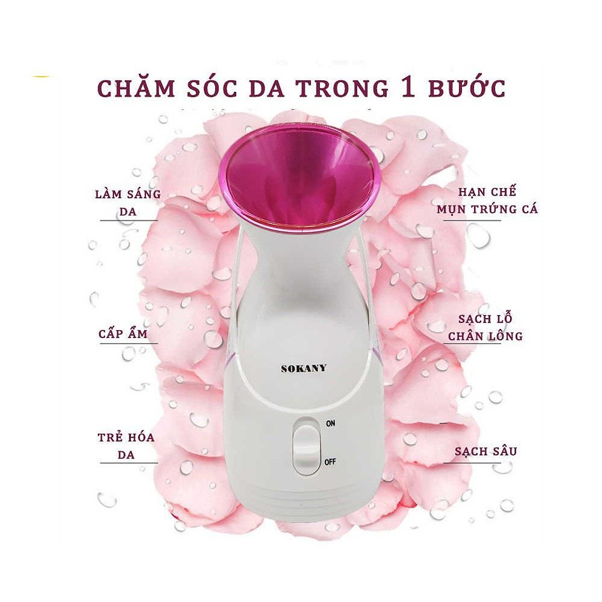 máy xông hơi chăm sóc da